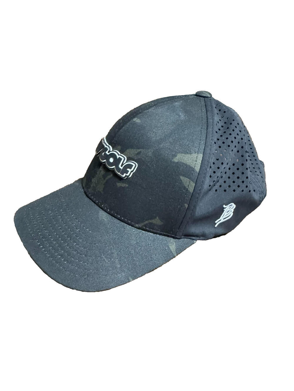 Branded Bills LIV Golf Black Camo Adjustable Hat Style Embroidered Logo